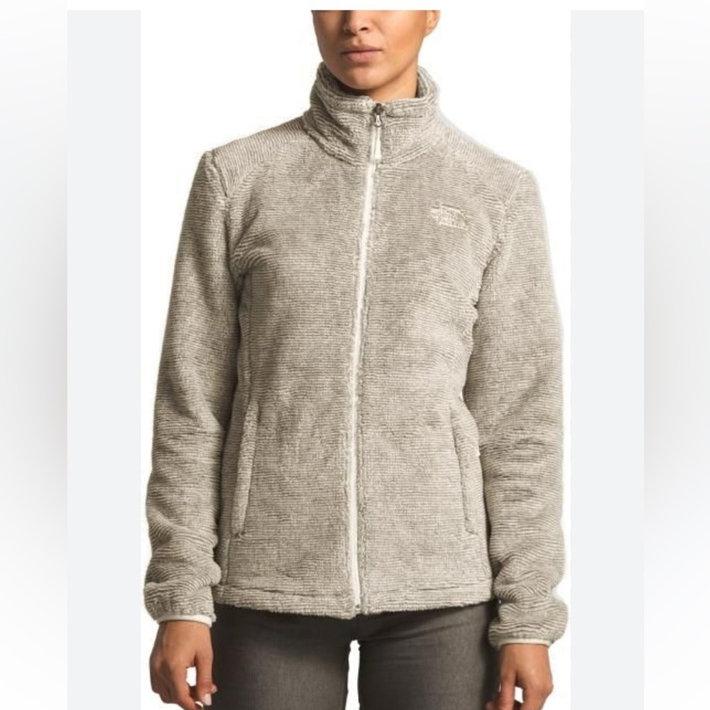 The North Face® Osito Jacket Full Zip Fleece Jacket beige neutral women medium